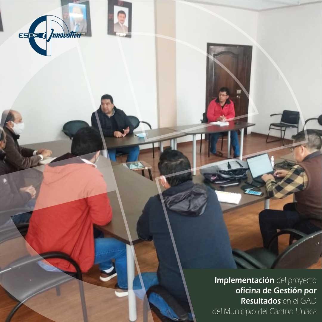 Implementación del proyecto oficina de Gestión por Resultados en el GAD del Municipio del Cantón Huaca